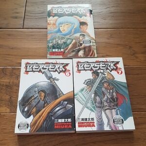Berserk Volumes 4-6 By Kentaro Miura First Edition English Paperback Manga